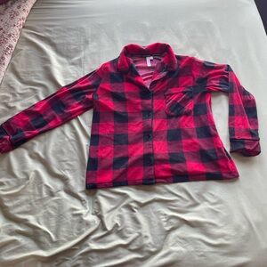 🦋3 for $10🦋 Red and Black Plaid Pajama Set